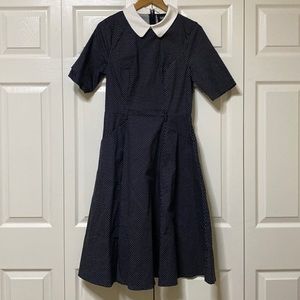 NWT Collectif Winona mini polka swing dress size XL